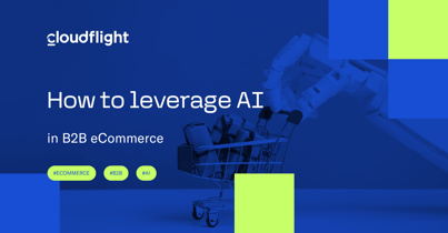 How to leverage AI in B2B eCommerce