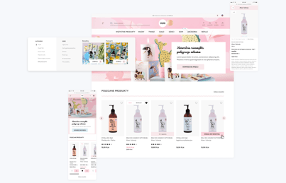 A new, modern eCommerce shop for a leading natural cosmetics company