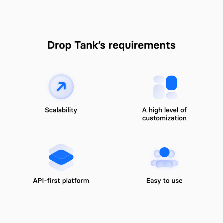 Drop Tank's requirements