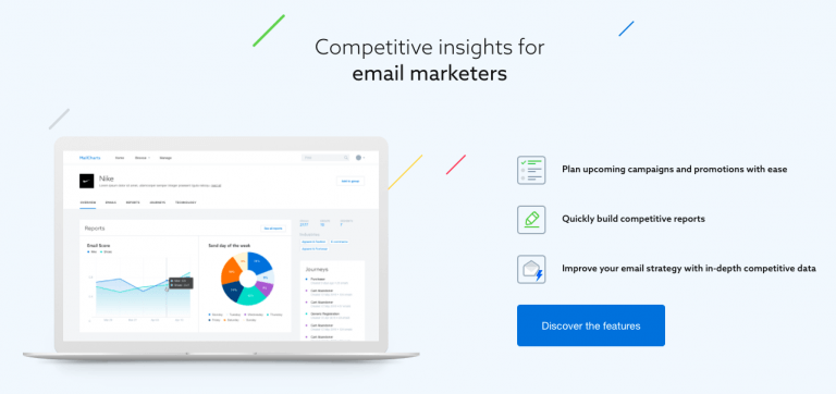 Collect the newsletters from you competitors with Mailcharts