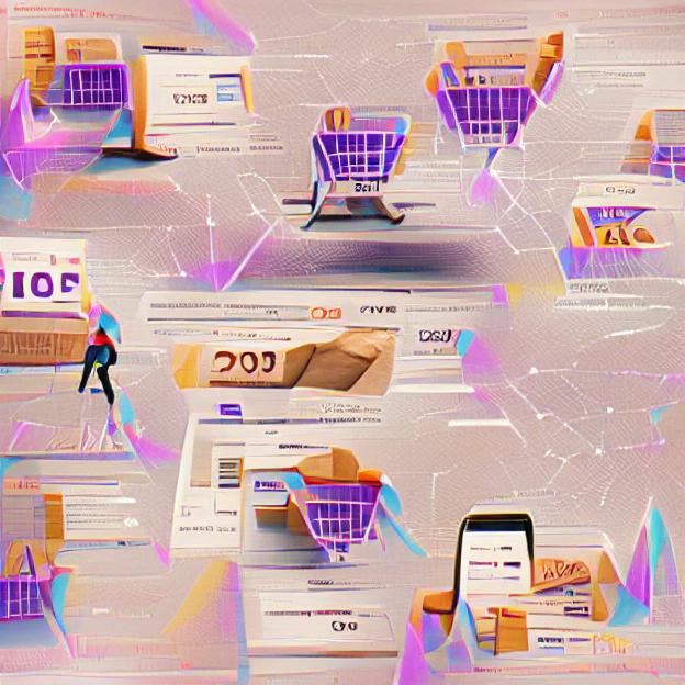 AI-generated image: "The future of eCommerce"